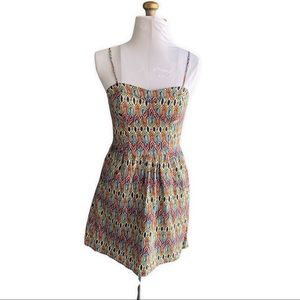 MOSSIMO SUPPLY COMPANY  Spaghetti Strap Multicolor Dress